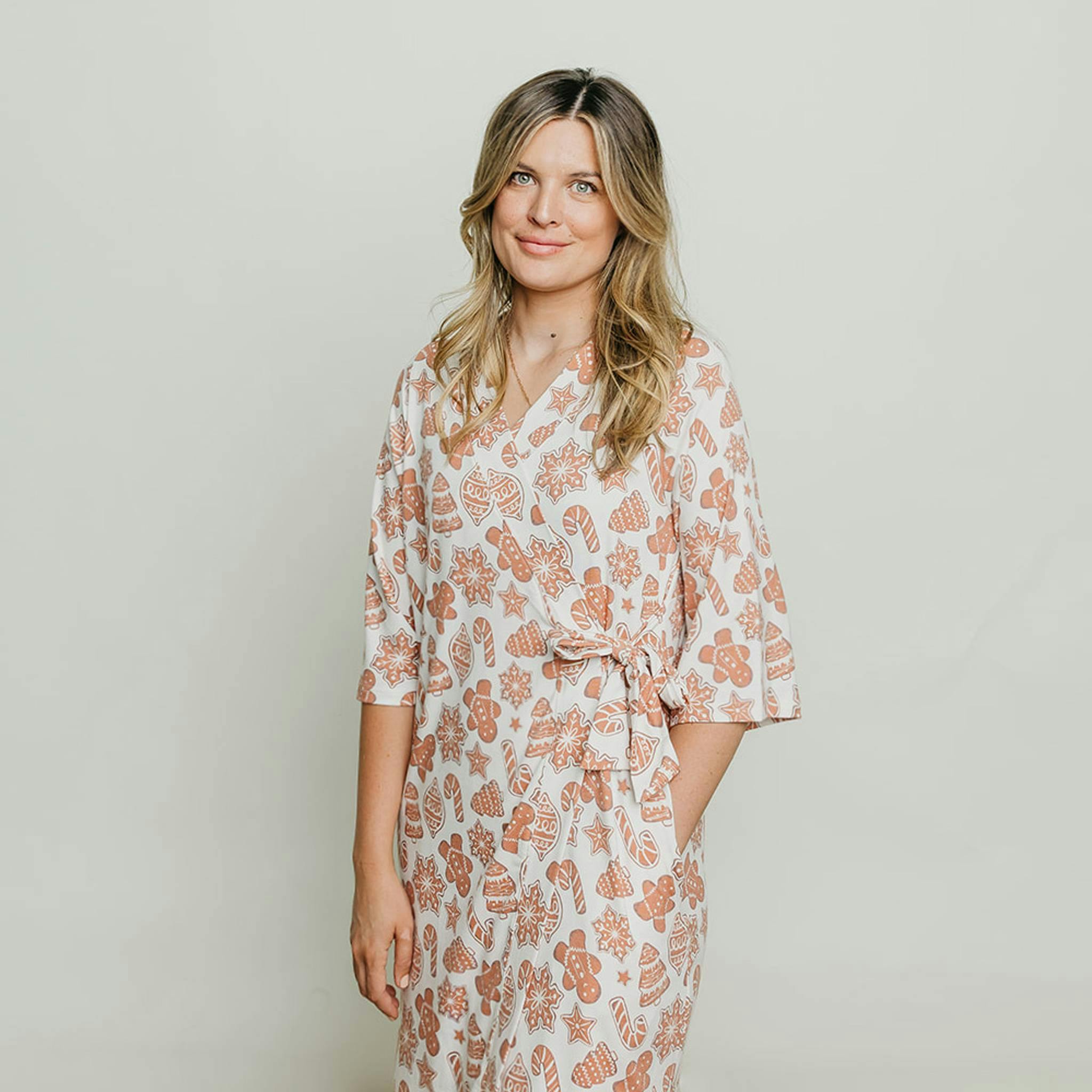 Women's Everyday Robe - Gingerbread