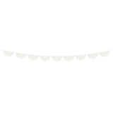 Broderie Anglaise Lace White Pennant Garland