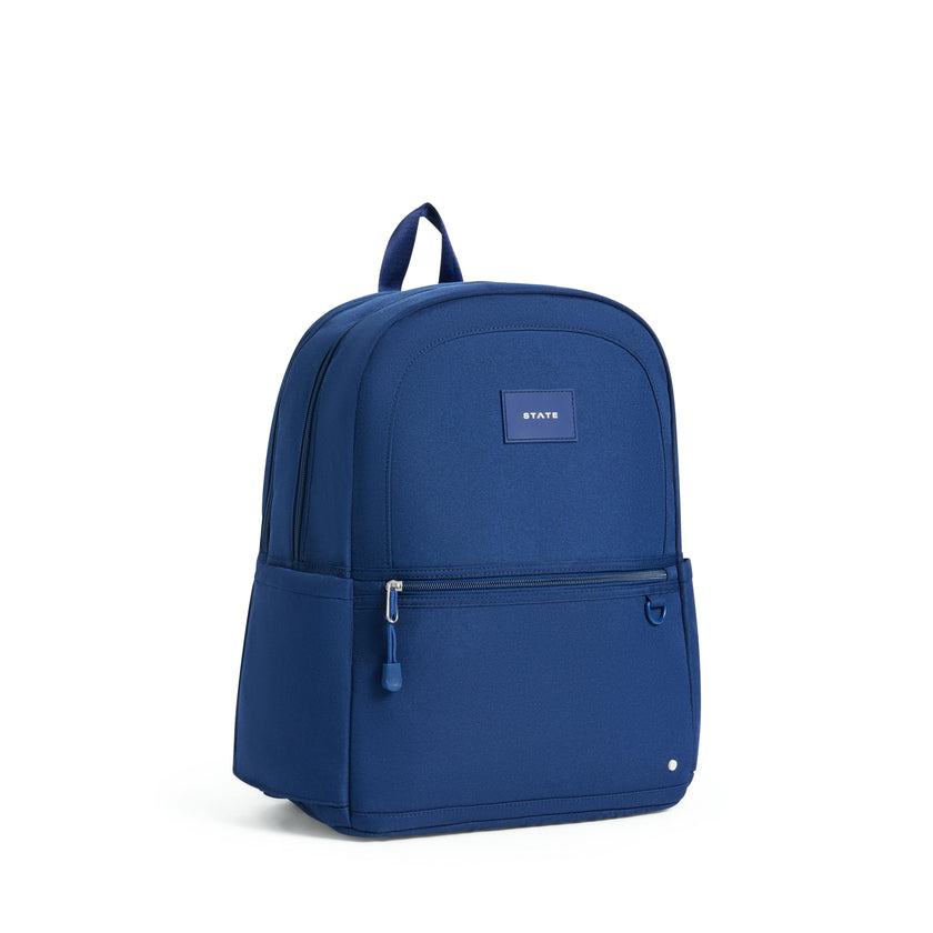 Kane Double Pocket Backpack, Navy
