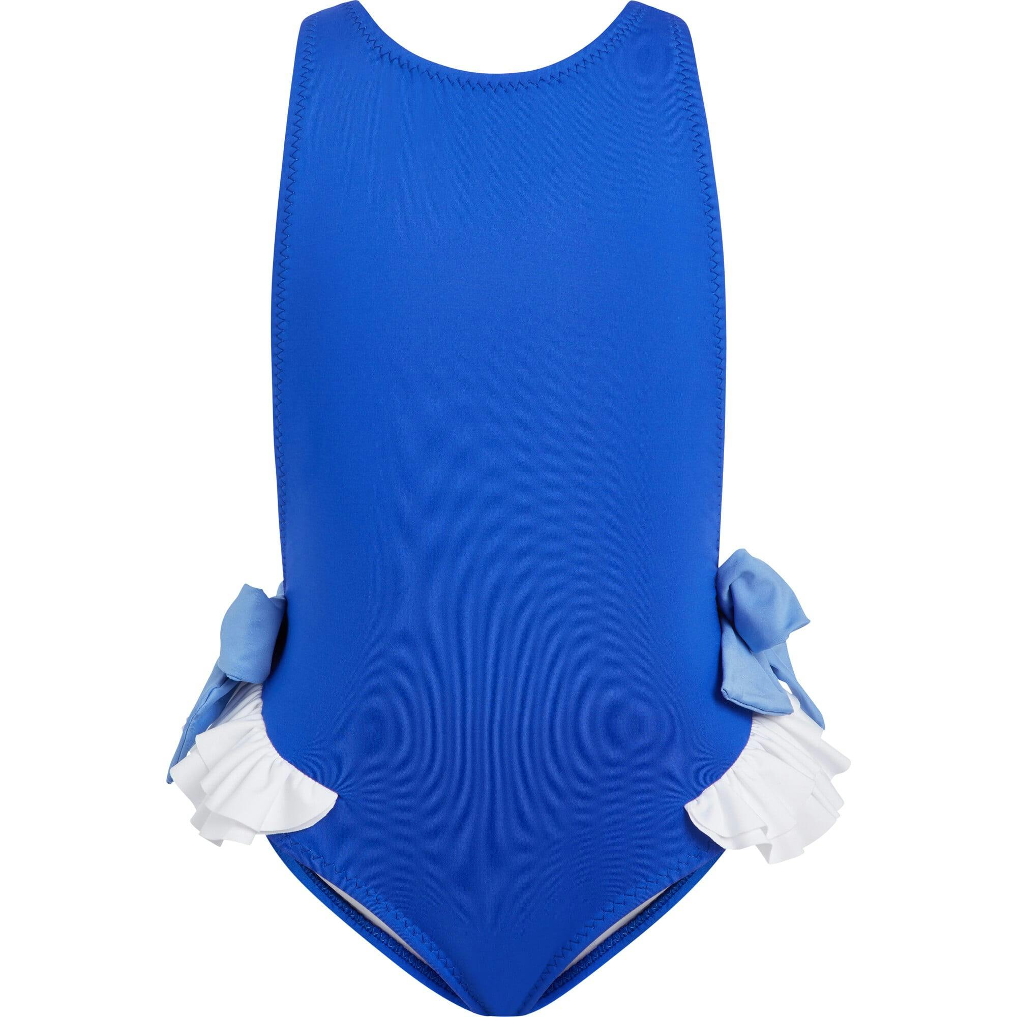 The Soho Crossover Back Strap One-Piece Swimwsuit, Blue Deep
