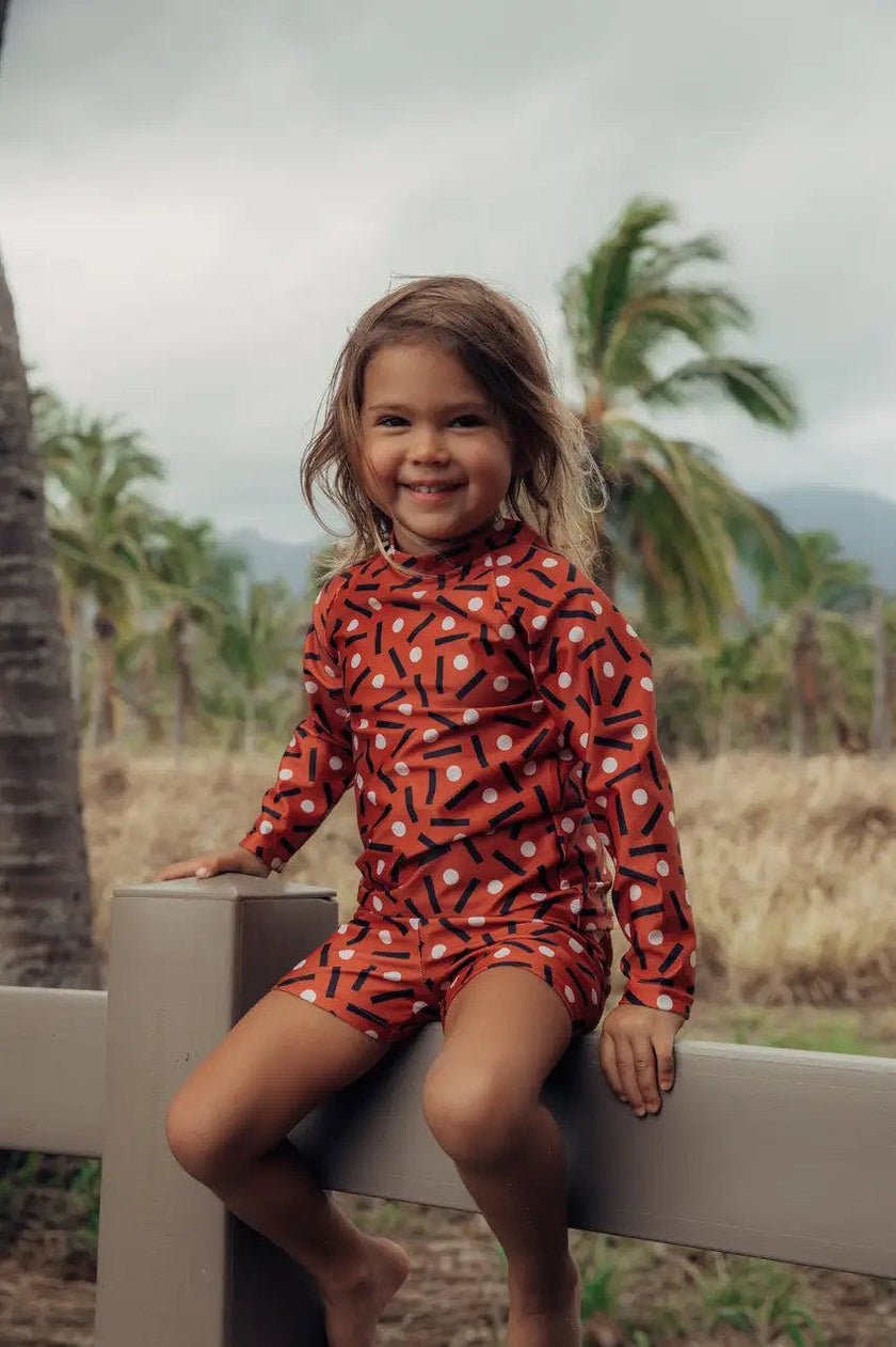 Kids Sticks and Stones Swim Trunks