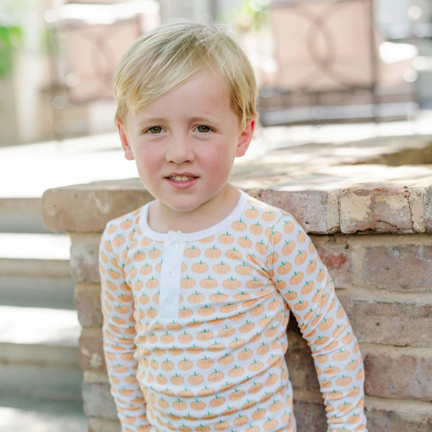 Jack Boys' Pajama Pant Set - Harvest Pumpkin