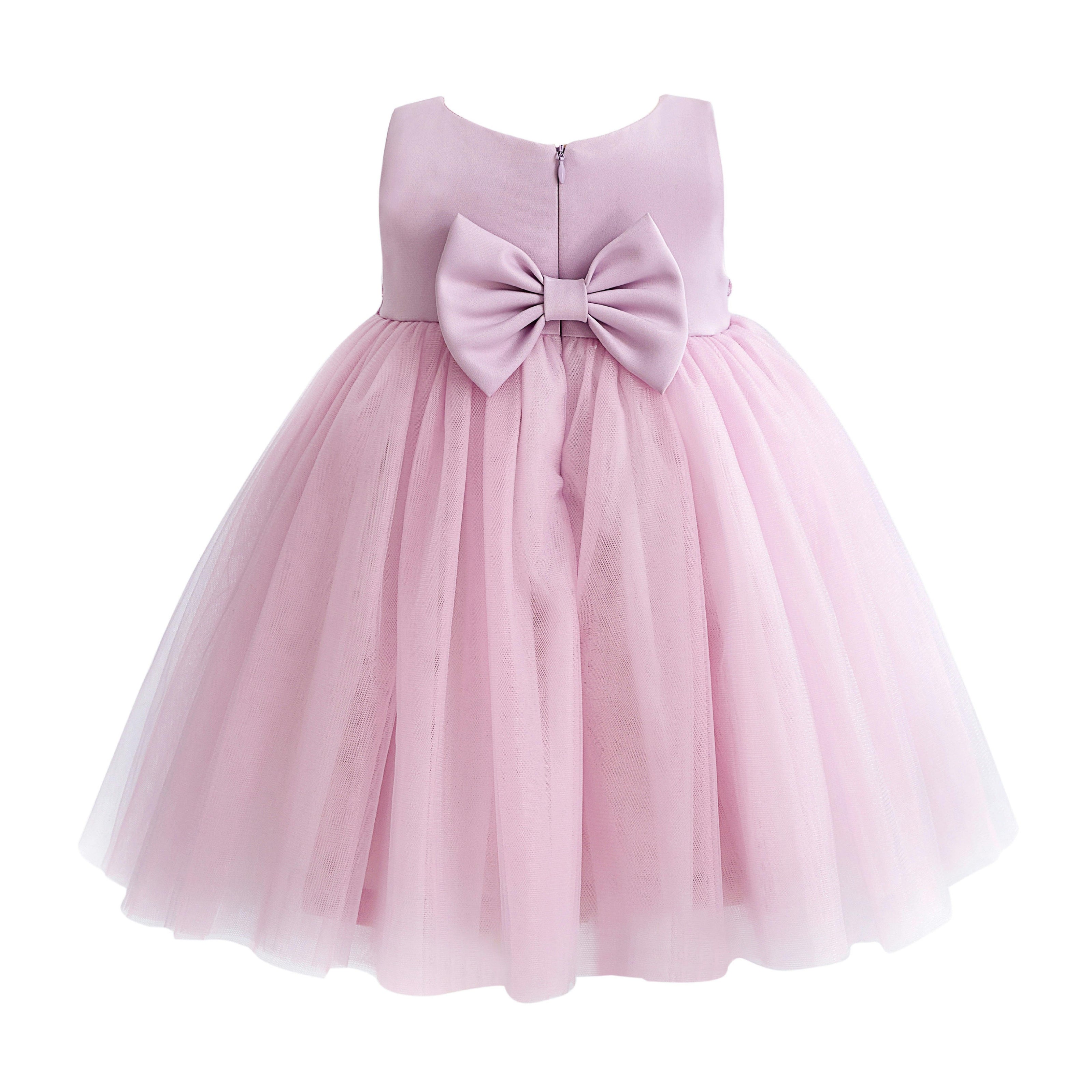 Purple Zinara Ribbon Bloom Gown
