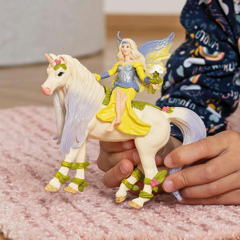 Schleich Bayala: Fairy Sera With Blossom - 3pc Figurine Playset