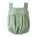 Green Chambray Bubble and Shirt Set