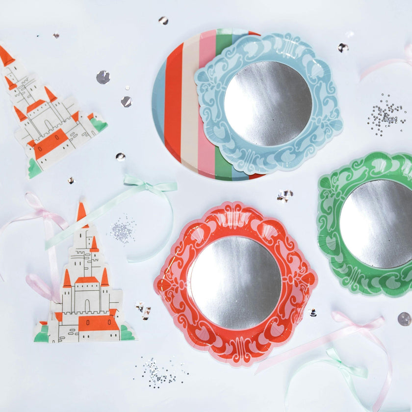 Princess Party Dessert Plates - MIrror Mirror (x12)