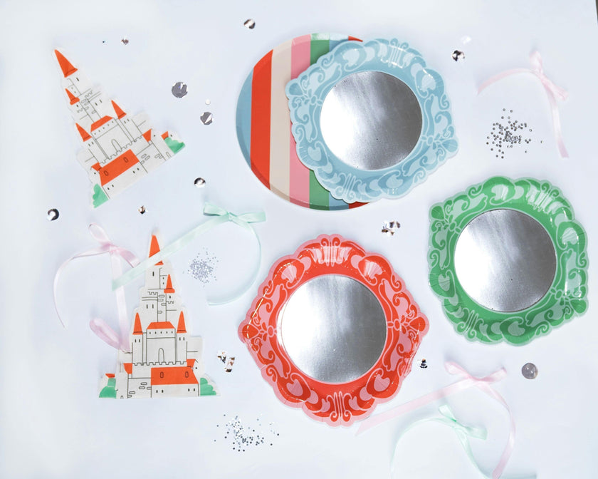 Princess Party Dessert Plates - MIrror Mirror (x12)