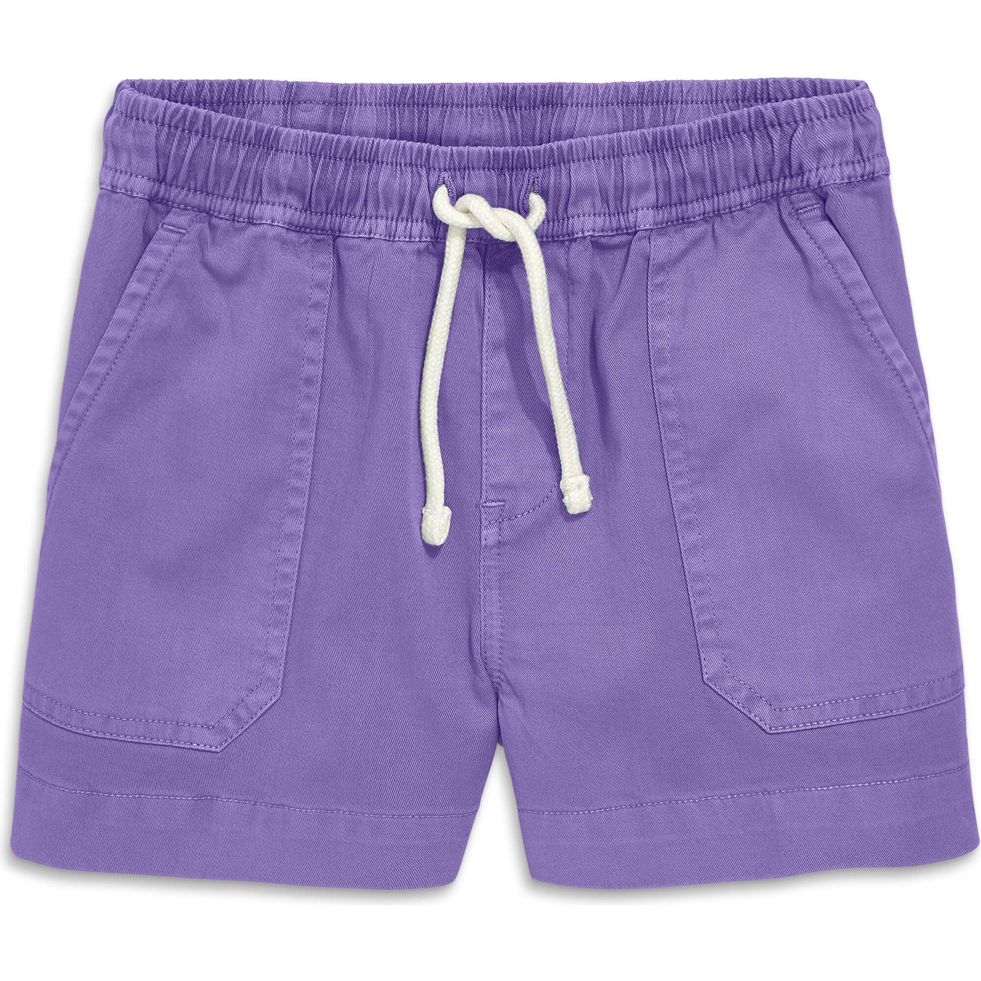 Kids garment dyed stretch chino midi short