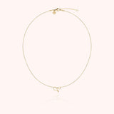 Initial Necklace, 14k Yellow Gold Filled
