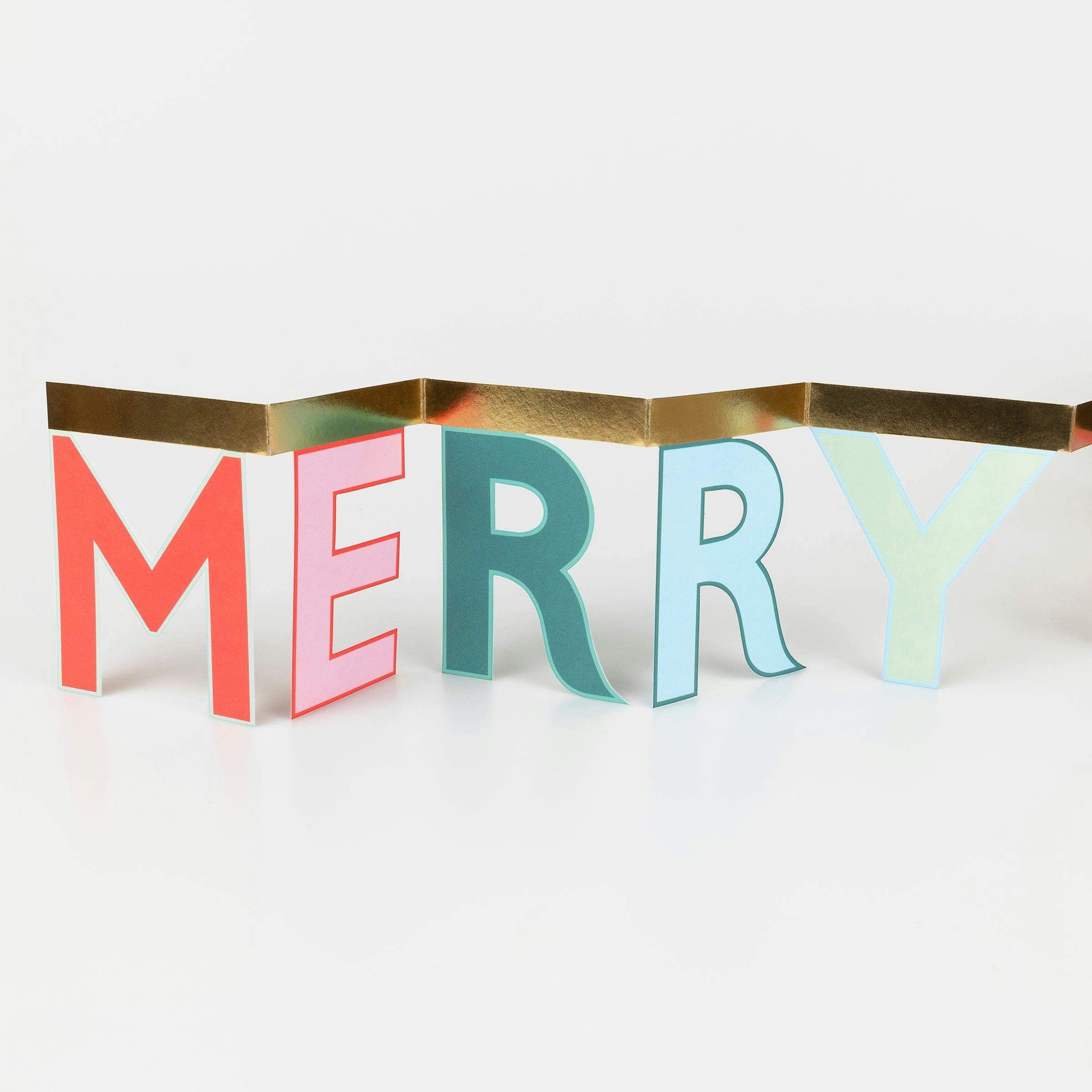 Merry Christmas Concertina Card