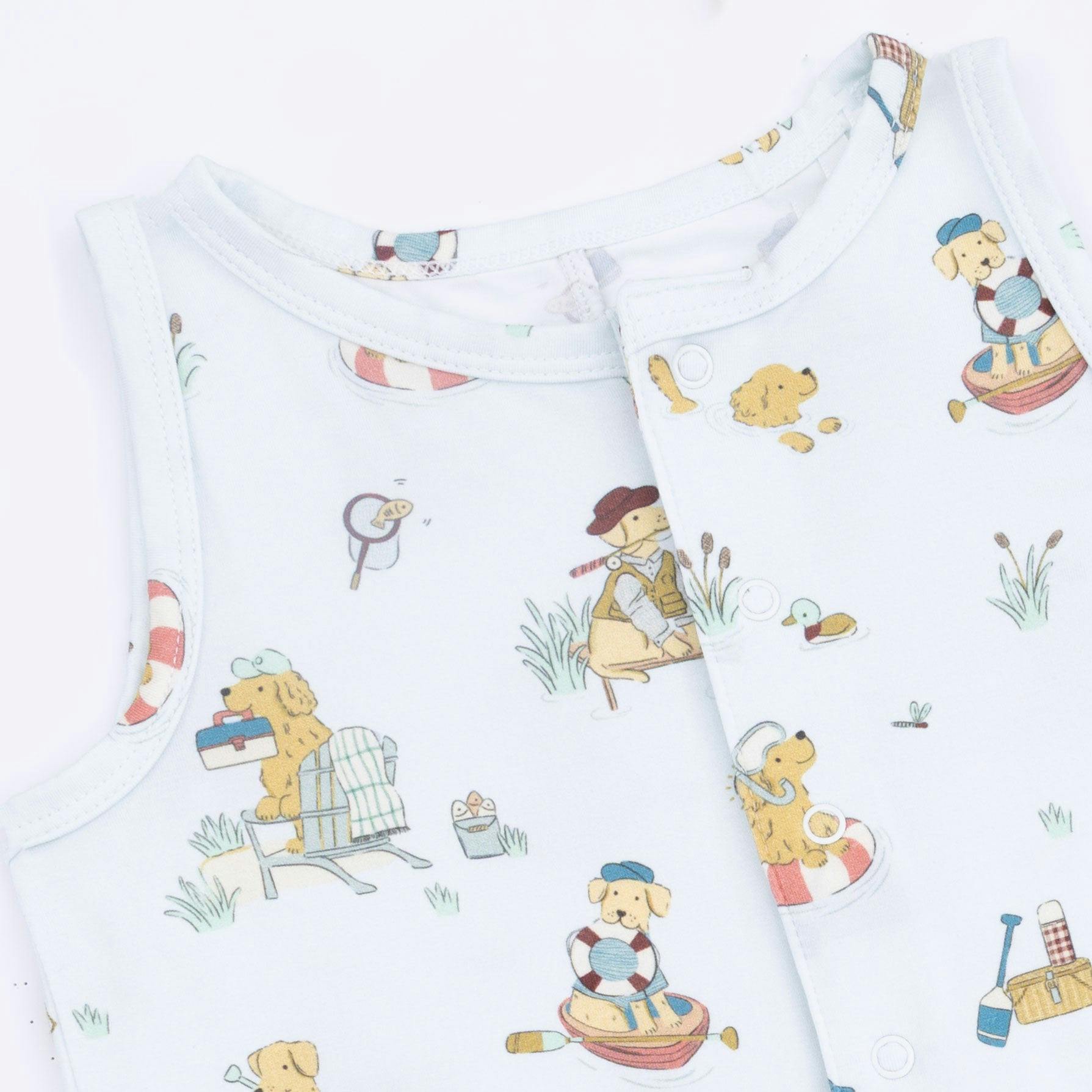 Lake Buddy Dogs - Sleeveless Shortie Romper