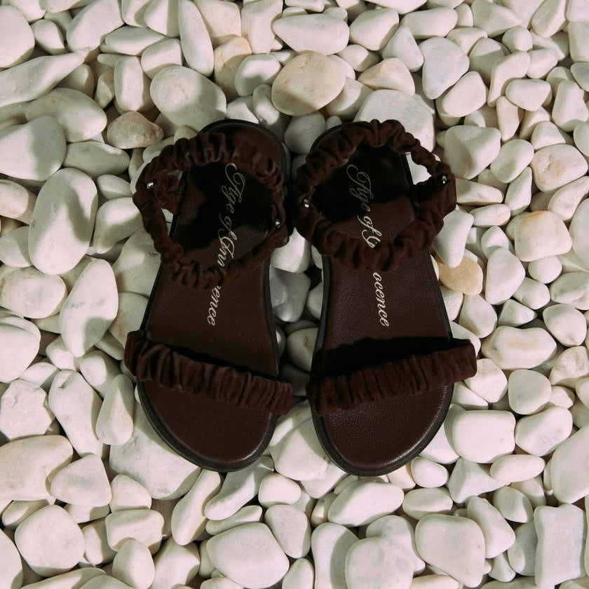 Kyle Suede Strap Leather Insole Sandals