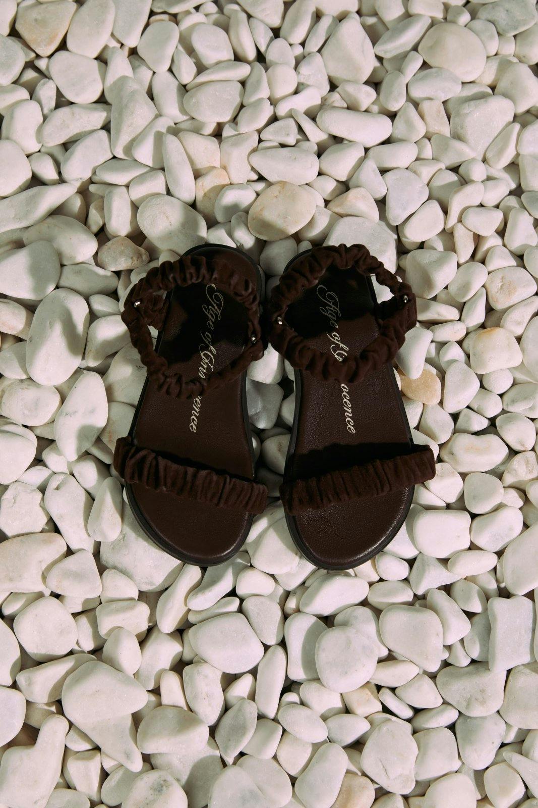 Kyle Suede Strap Leather Insole Sandals