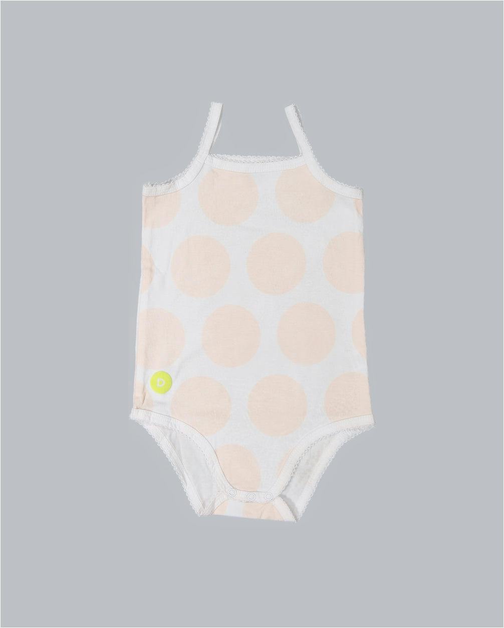 Baby Girl Sleeveless 4pc Onesie Set