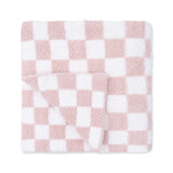 Chenille - Blush Checkerboard Blanket