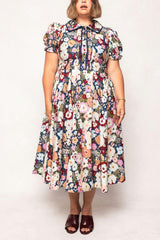 Sophia Dress in Midnight Garden