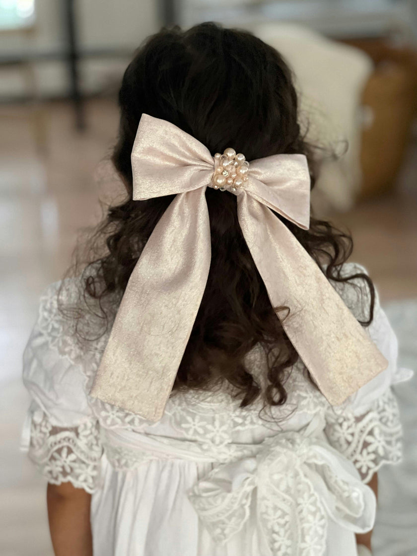 Jackie Jacquard Hair Bow