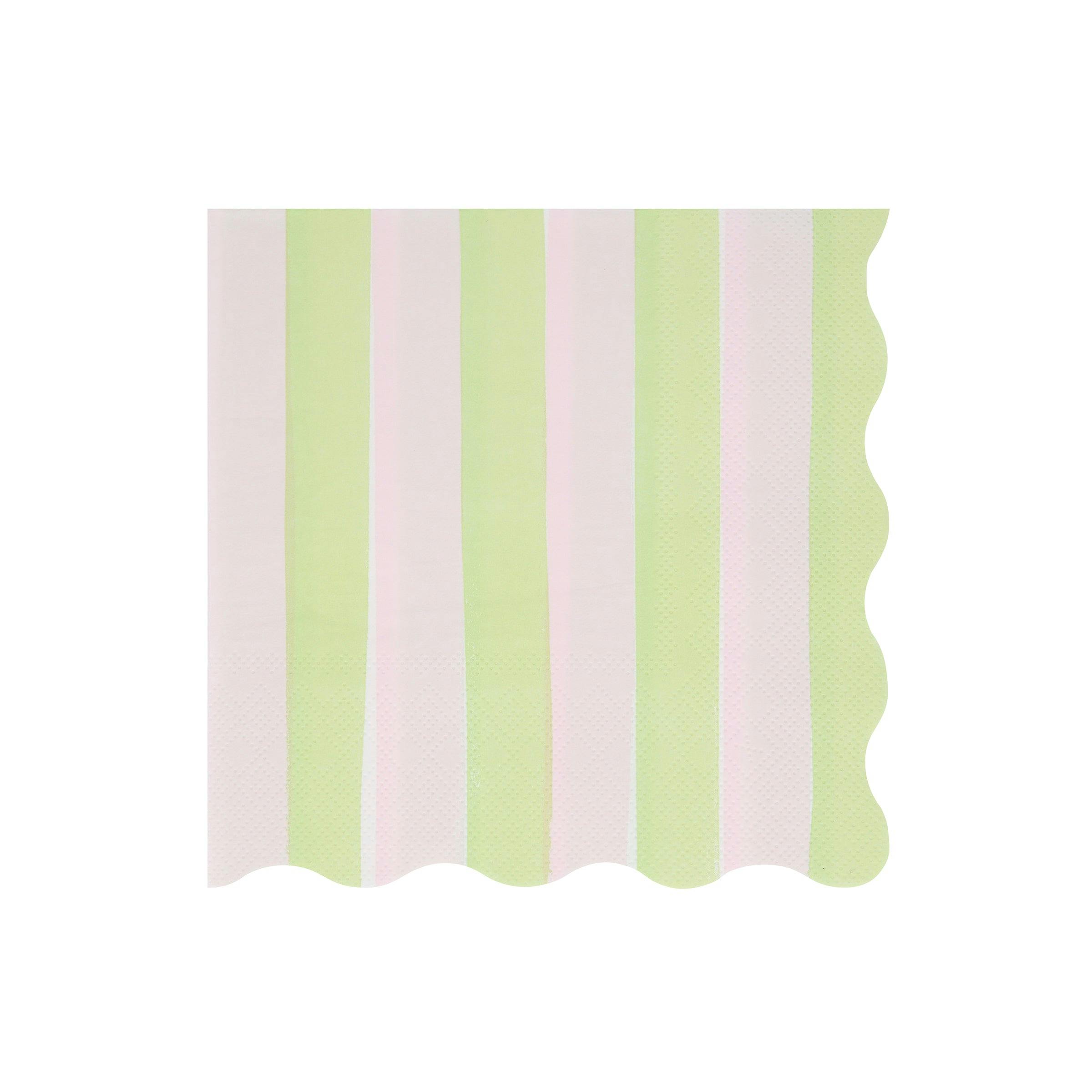 Pastel Stripe Large Napkins