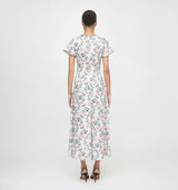 The Brie Dress - Scallop Bow Chintz Pink