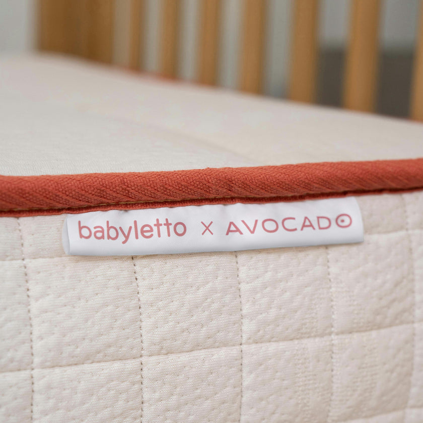 Babyletto x Avocado Organic Crib Mattress 2-Stage and 100% Nontoxic