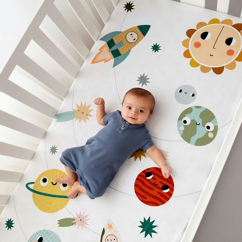 Crib Sheet And Swaddle Bundle