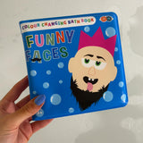 Bath Time: Book & Stickers - Funny Faces