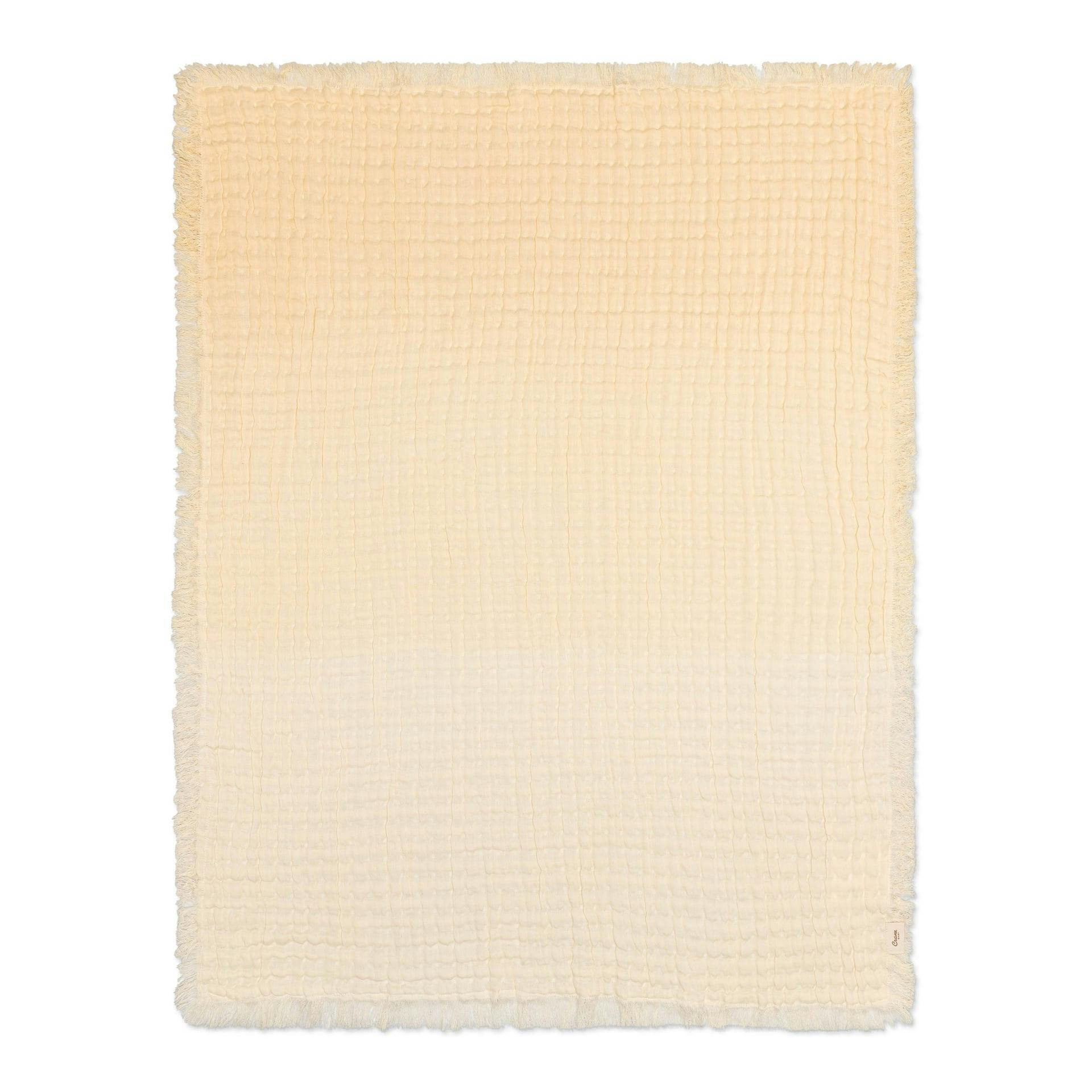 Multi-Layer Cotton Muslin Baby Blanket (Honey Ombre)