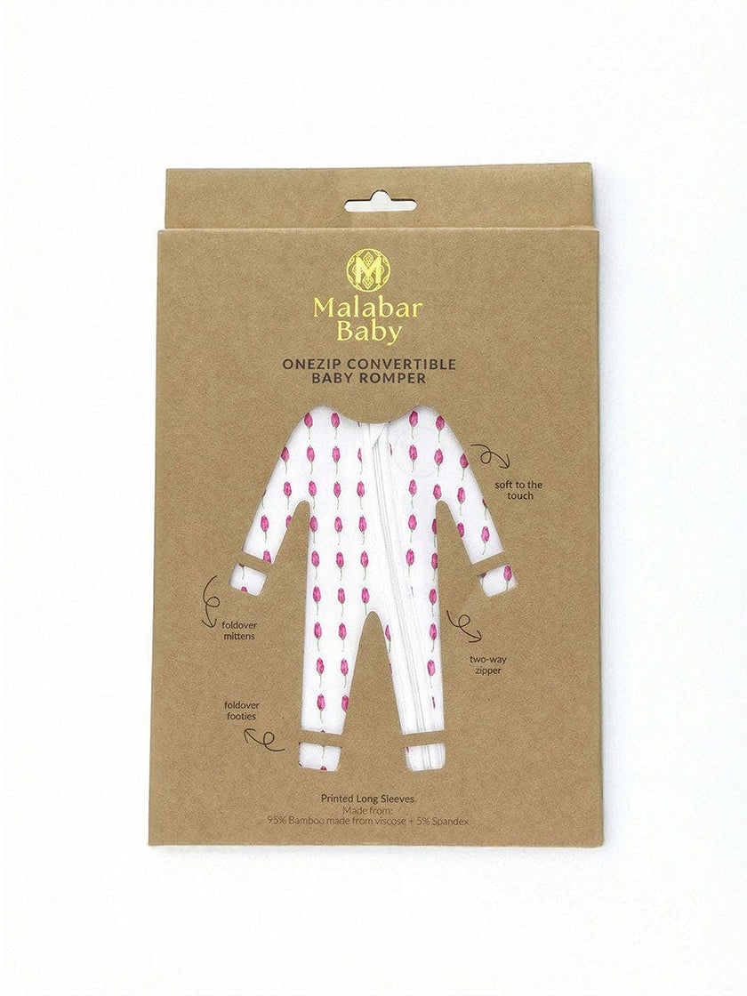 Babygrow Romper - Lotus Bud