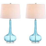 Bette 28.5" Glass Teardrop LED Table Lamp Set 2