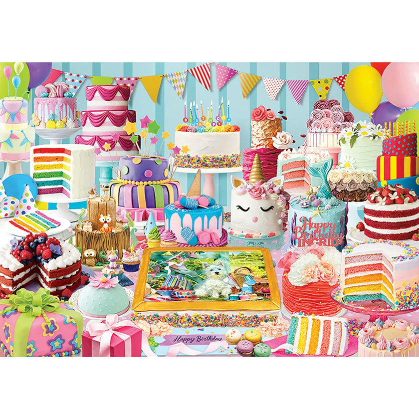 Eurographics: Birthday Cake Party - 1000 Piece Puzzle
