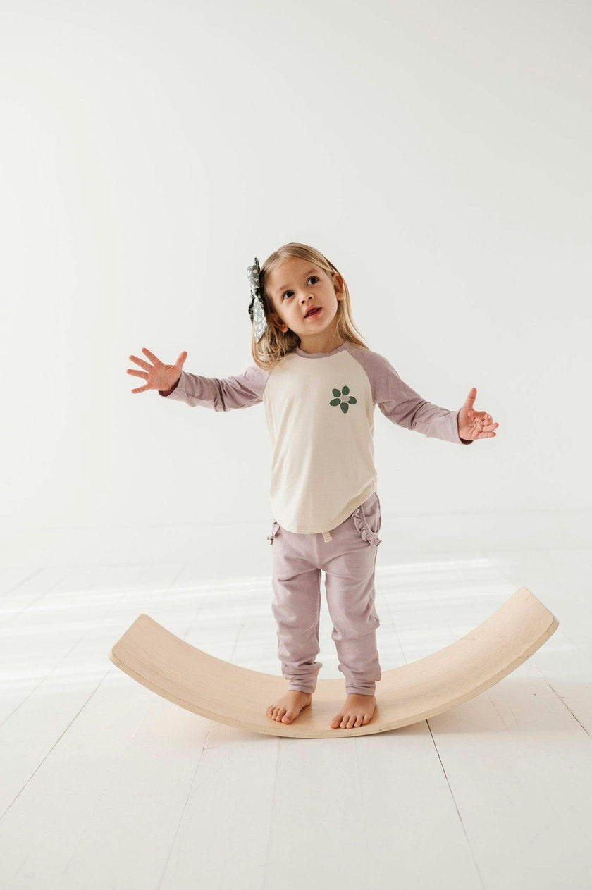 Girl's Long Sleeve Baseball Tee