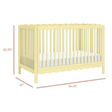 Babyletto Swell 4-in-1 Convertible Crib with Toddler Bed Conversion Kit