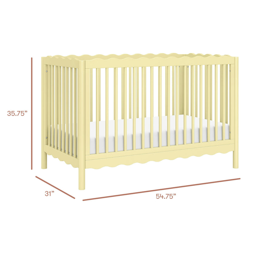 Babyletto Swell 4-in-1 Convertible Crib with Toddler Bed Conversion Kit
