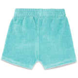 BONTON Blue Fish Terrycloth Baby Shorts