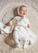 Pointelle Footie And Bonnet