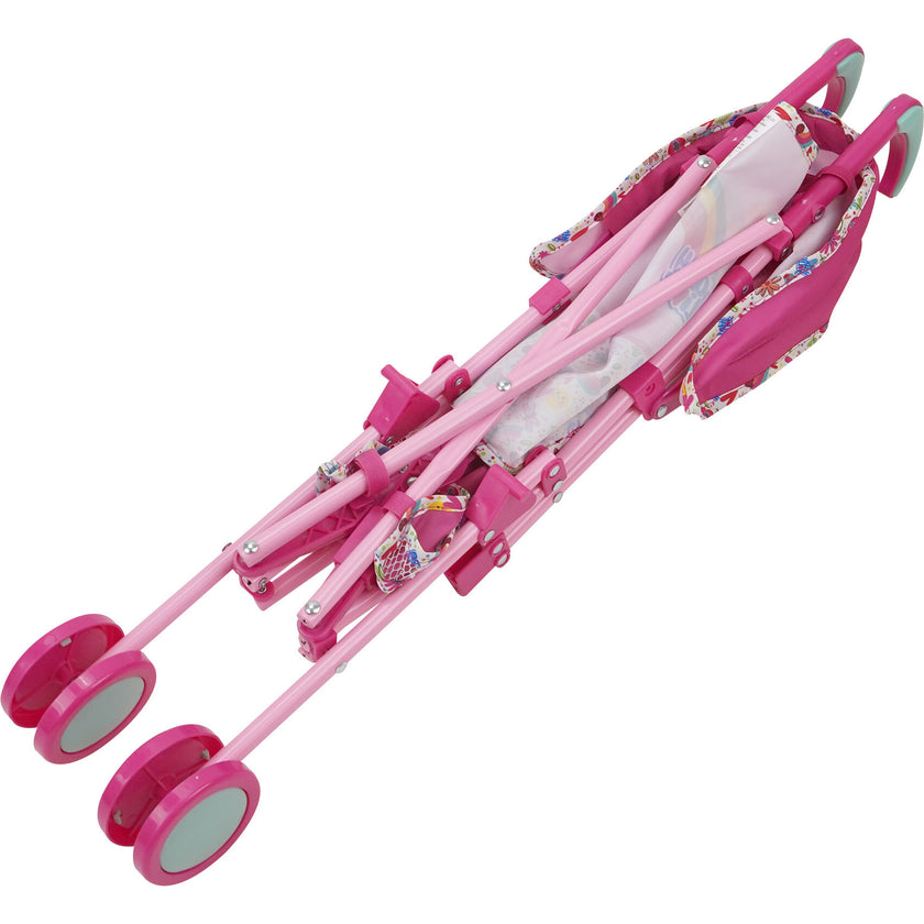 Baby Alive Doll Stroller - Pink & Rainbow