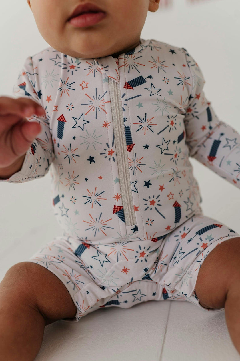 Baby One-Piece Rash Guard Swimsuit