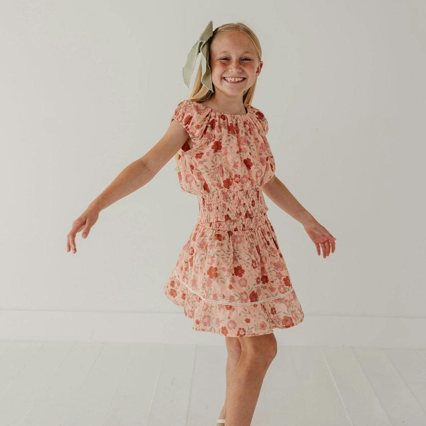 Eyelet Peasant Top