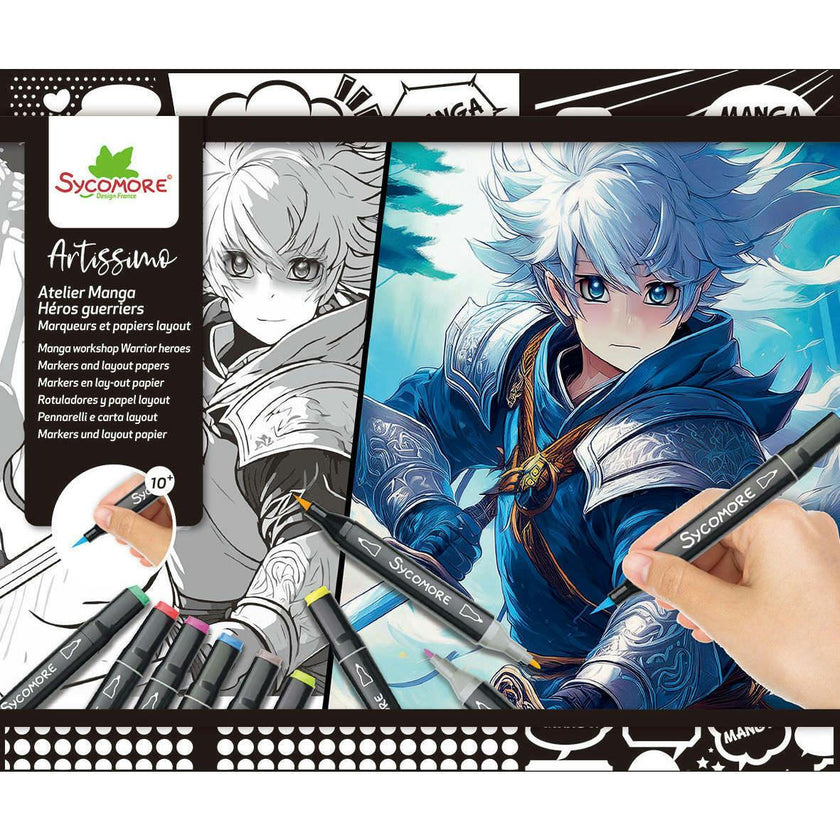 Manga - Layout And Markers Warrior Heroes - 10y+