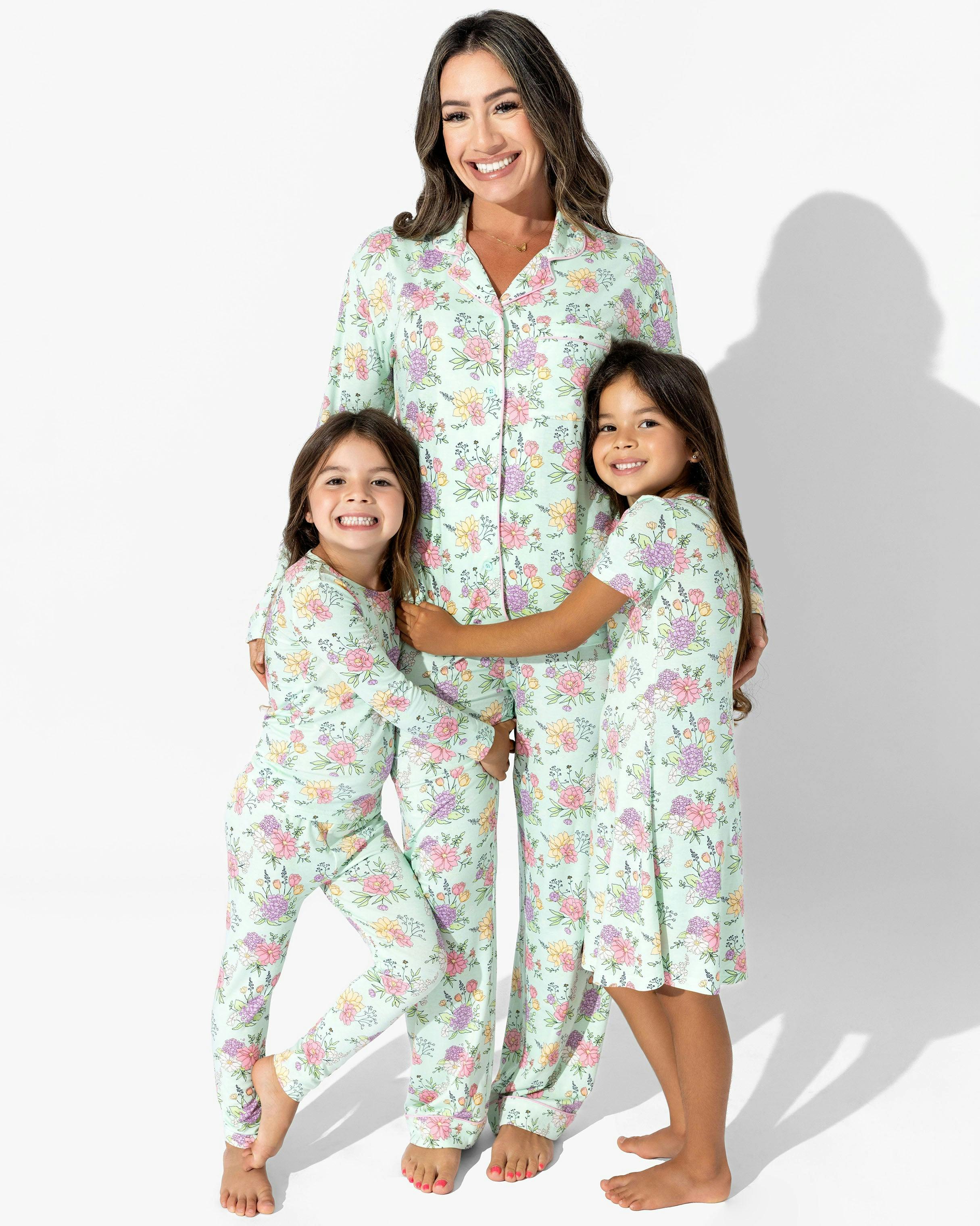 Petals & Posies Bamboo Girls' Short Sleeve Dress