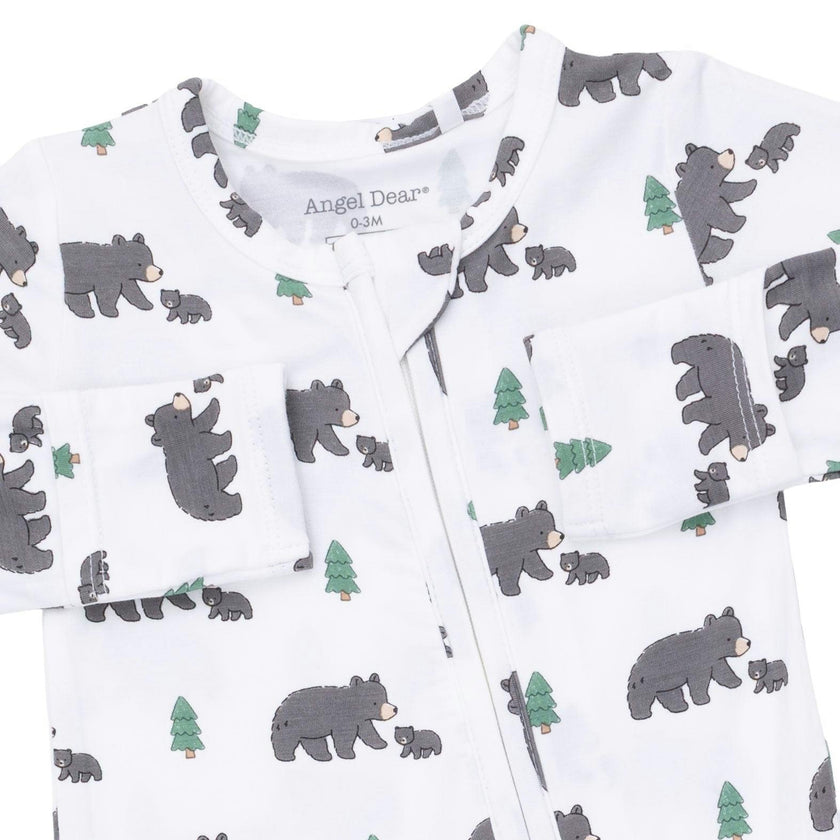 Black Bears - 2 Way Zipper Footie