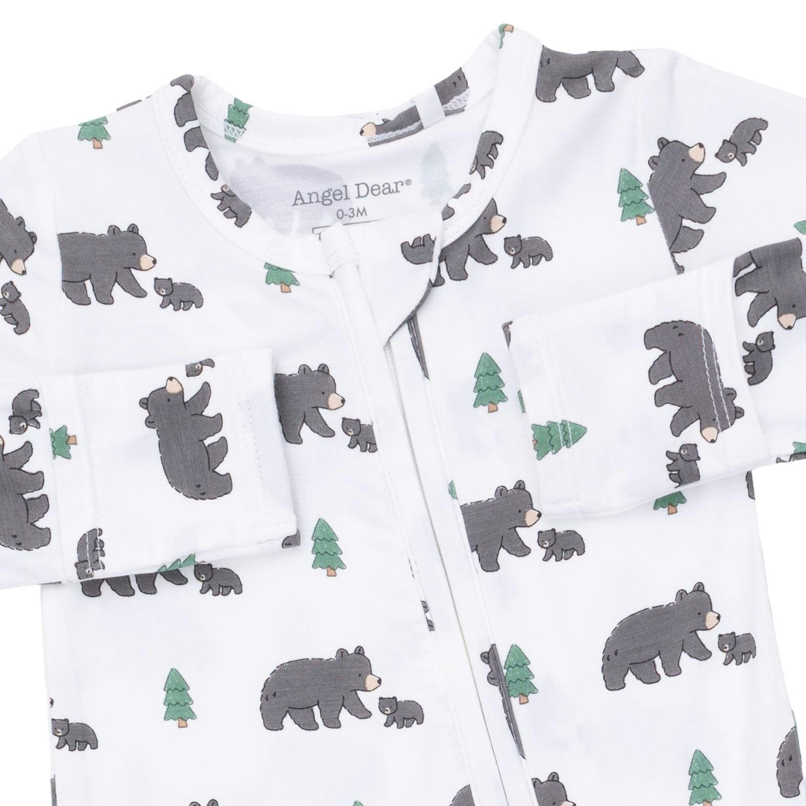 Black Bears - 2 Way Zipper Footie