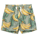 Boys Swim Trunk - Green Banana Leaves
