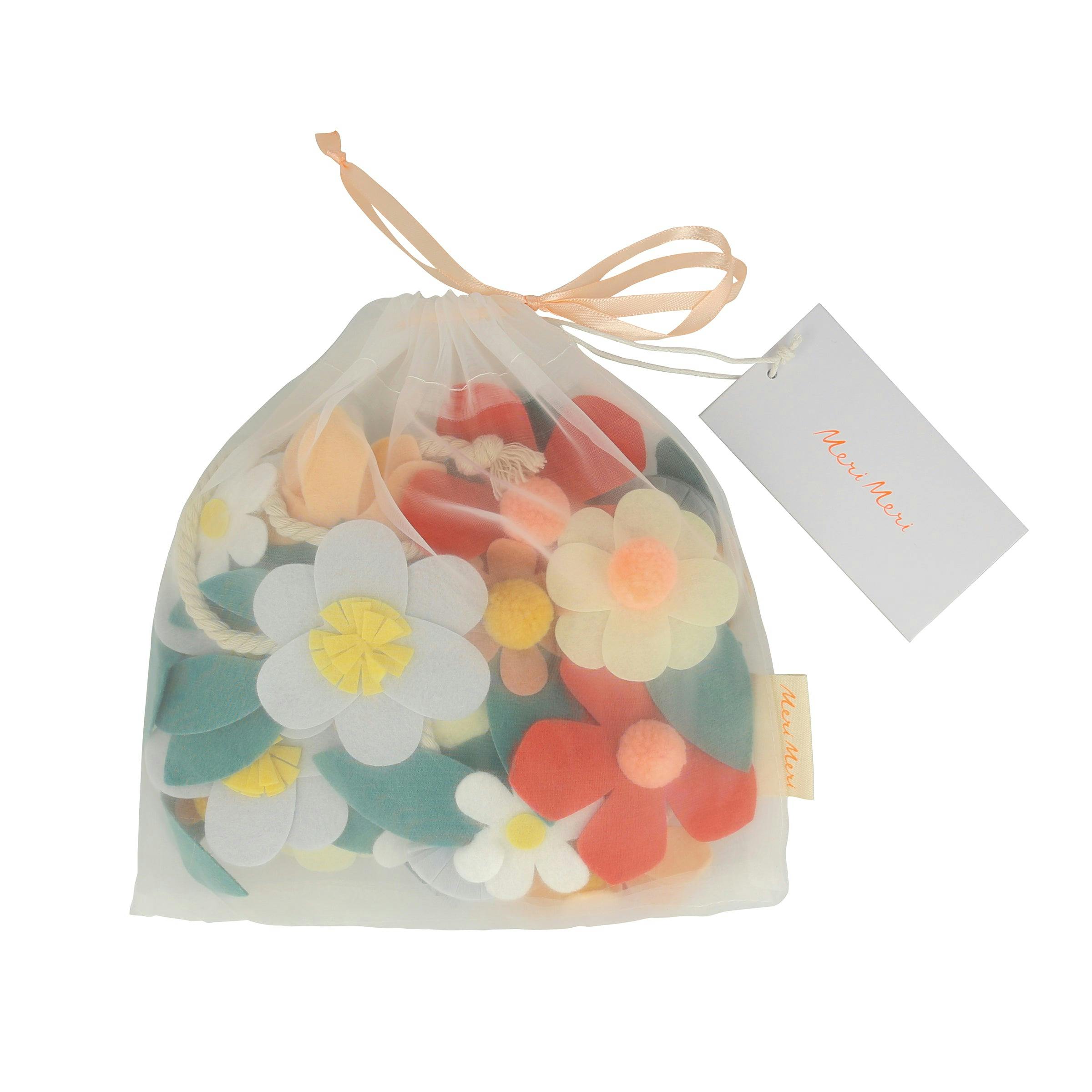 Felt Flower Garland