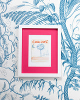 Charleston Matchbook Art Print