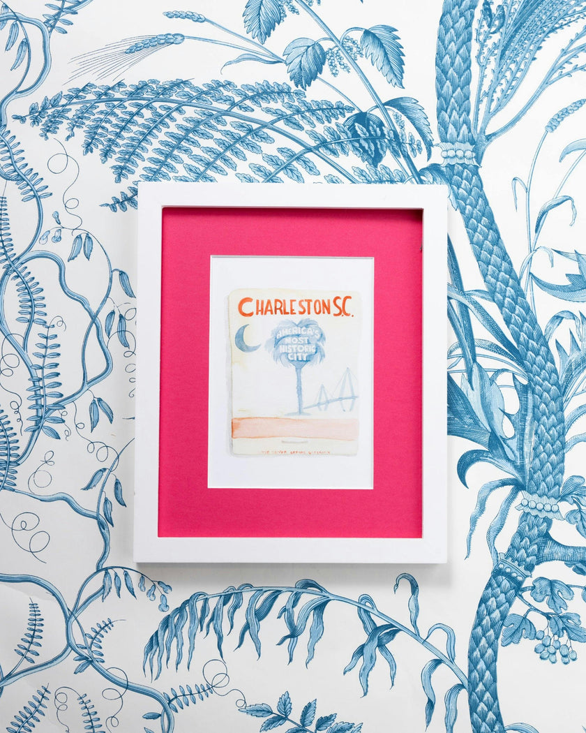 Charleston Matchbook Art Print