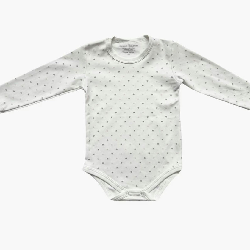 Hearts - Long Sleeve Bodysuit