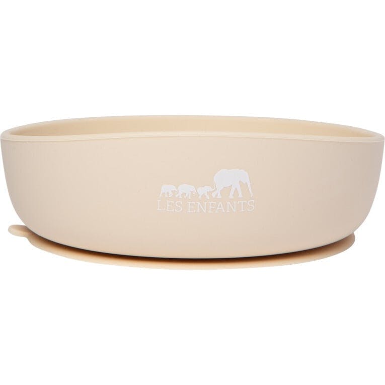 Silicone Baby Plate Bowl - Sand