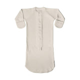 24 HOUR CONVERTIBLE GOWN | BIRCH — Bamboo Organic Cotton Blend, Preemie–6M