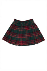 Mini Addison Skort in Evergreen Plaid